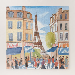 Puzzle Paris France Tour Eiffel   Aquarelle Européenne