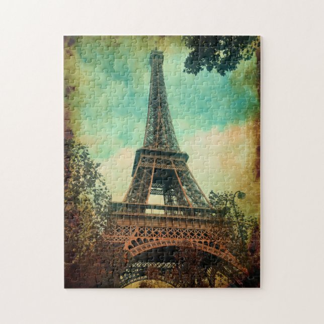 Puzzle Paris, Tour Eiffel Vintage, Paris (Vertical)