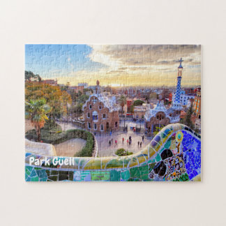 Puzzle Park Güell, Barcelone, Espagne