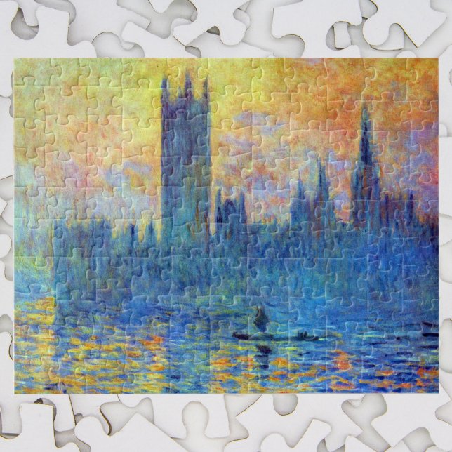 Puzzle Parlement de Londres en hiver par Claude Monet (Créateur téléchargé)
