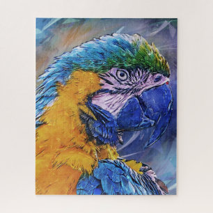Puzzle Parrot bleu Macaw