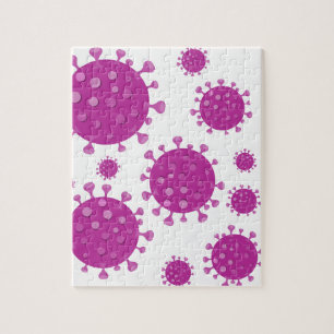 Puzzle Particule virale pourpre