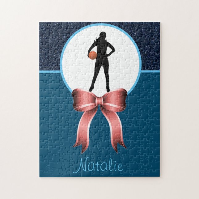 Puzzle Parties scintillant de basket-ball et casse-tête (Vertical)