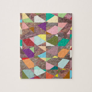 Puzzle Parties scintillant de couleurs Abstraites