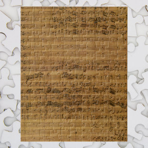 Puzzle Partition vintage de Johann Sebastian Bach
