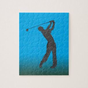 Puzzle Partouzeur de golf personnalisable
