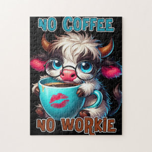 Puzzle Pas de café, pas de travail 