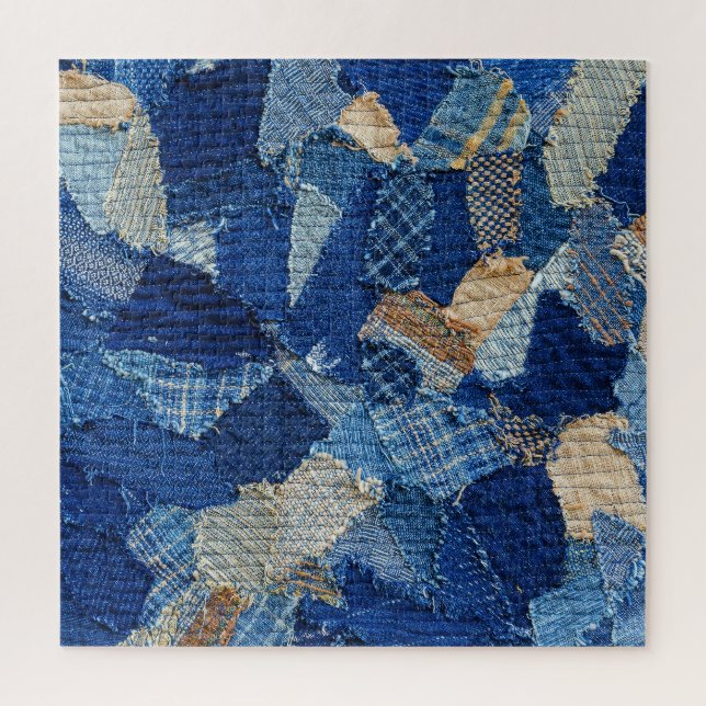 Puzzle Patchwork Chic : Fabric Motif Fun (Vertical)
