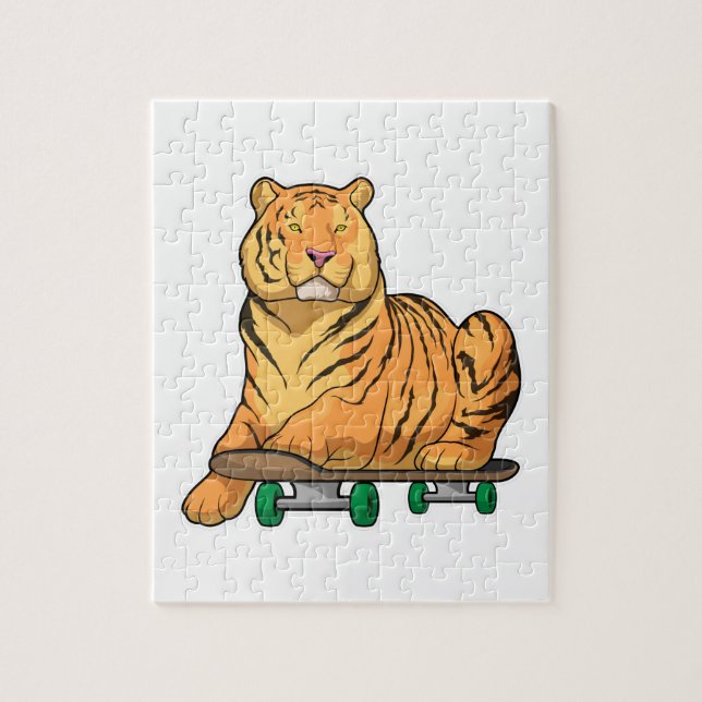 Puzzle Patinage de Tiger (Vertical)