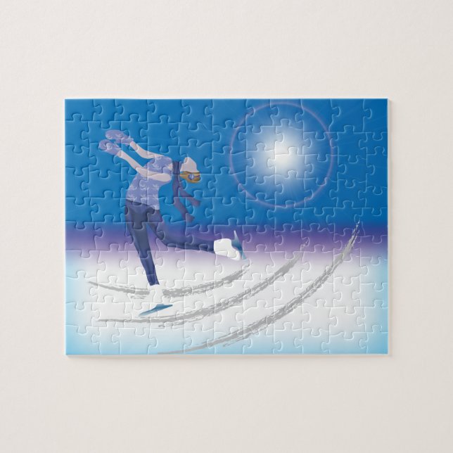 Puzzle Patineur de glace gracieux (Horizontal)