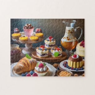 Puzzle Pâtisserie 2 Desert Art Table Dessert Gallery Art 
