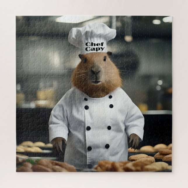 Puzzle Pâtisserie : La Capybara Culinaire (Vertical)