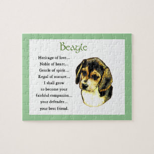 Puzzle Patrimoine beagle de l'Amour