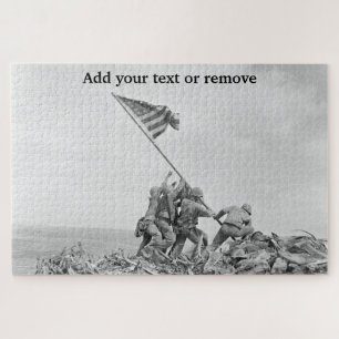 Puzzle Patriotique "Raising the Flag on Iwo Jima", 1945,