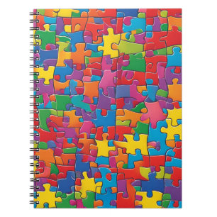 Puzzle Pattern Notebook - Für kreative Minds Notizblock