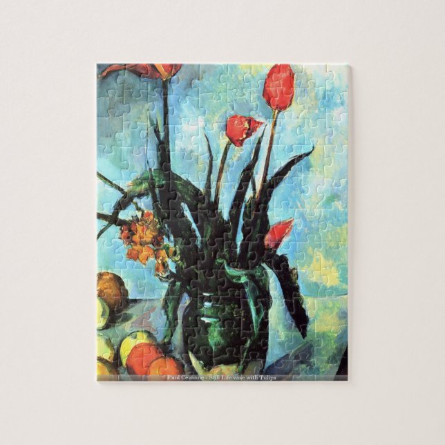 Puzzle Paul Cezanne - vase toujours à la vie avec des (Vertical)