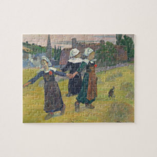 Puzzle Paul Gauguin  Breton Girls Dancing, Pont-Aven, 18 