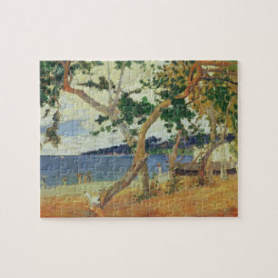 Puzzle Paul Gauguin   par le bord de la mer, la