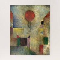 Paul Klee Ballons rouges Tableau Abstrait