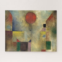 Paul Klee Ballons rouges Tableau d'art Abstrait