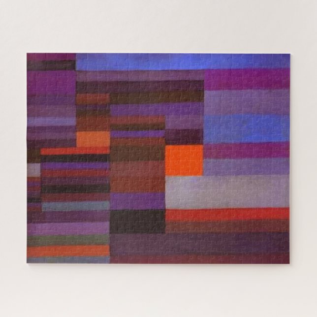 Puzzle Paul Klee Fire Le Soir Art Abstrait (Horizontal)