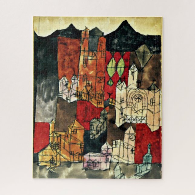 Puzzle Paul Klee - Ville des Églises (Vertical)