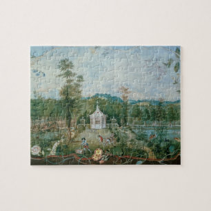 Puzzle Pavillon chinois dans un jardin anglais, 18ème si