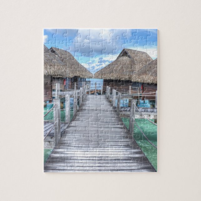 Puzzle Pavillons rêveurs de Bora Bora Overwater de (Vertical)