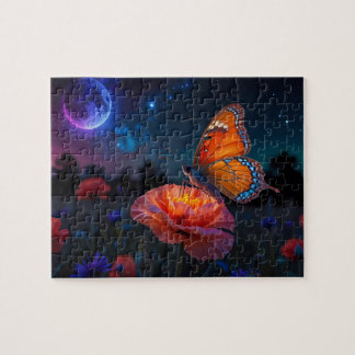 Puzzle Pavot Psychédélique - Riche et Vibérant de couleur