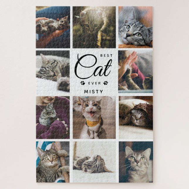 Puzzle Paw Collage Photo Paw Personnalisée De La Pince De (Vertical)