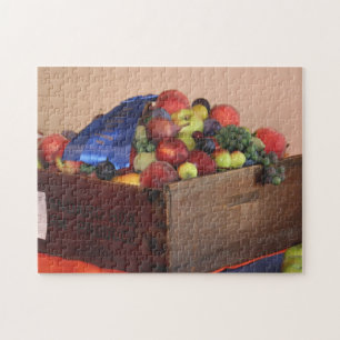 Puzzle Pays Fruit Premier prix Bleu Ruban
