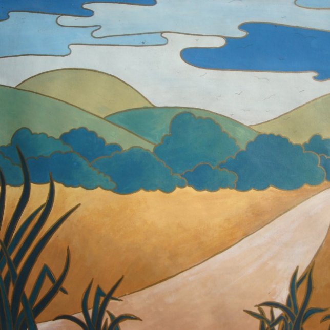 Puzzle Paysage abstrait art contemporain (Créateur téléchargé)