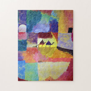 Puzzle Paysage aux chameaux, Paul Klee