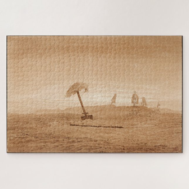 Puzzle Paysage avec graves : Un chef-d'oeuvre de Friedric (Horizontal)