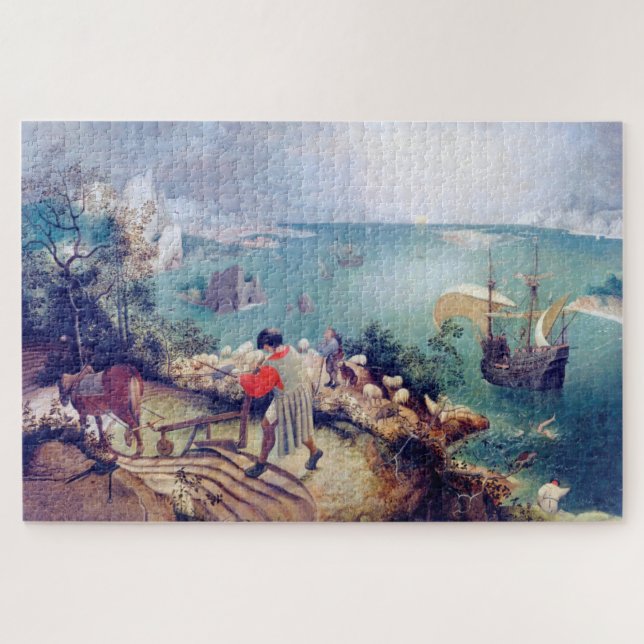 Puzzle Paysage avec la chute d'Icarus, Pieter Bruegel (Horizontal)