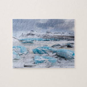 Puzzle Paysage de glace de glacier, Islande