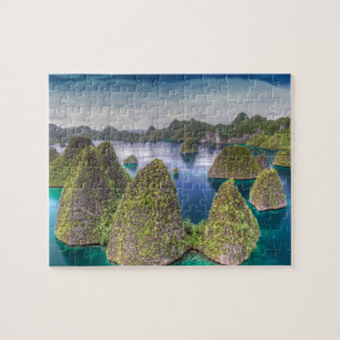 Puzzle Paysage de l'île de Wayag, Indonésie