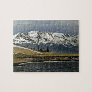 Puzzle Paysage de montagne de Leadville Colorado en hiver