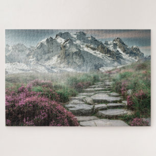 Puzzle paysage de montagne pittoresque