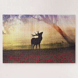 Puzzle Paysage des cerfs