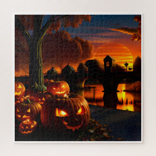 Puzzle Paysage d'Halloween