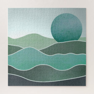 Puzzle Paysage du monde Turquoise