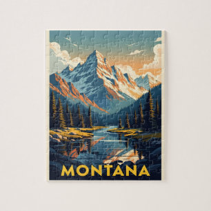 Puzzle Paysage époustouflant du Montana