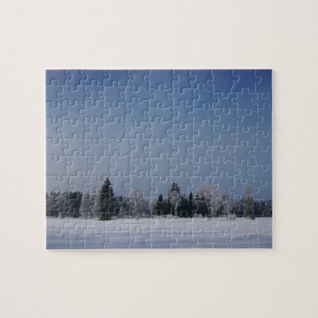 Puzzle Paysage froid 12 d'hiver de Milou (Horizontal)