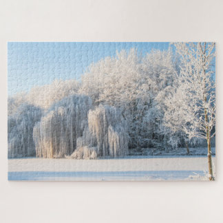 Puzzle Paysage hivernal de neige, 1014 pièces Jigsaw Puzz