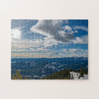 Puzzle Paysage hivernal des Rocheuses canadiennes | Ciel