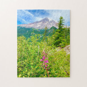 Puzzle Paysage inspirant du mont Rainier  Thérapie de vo