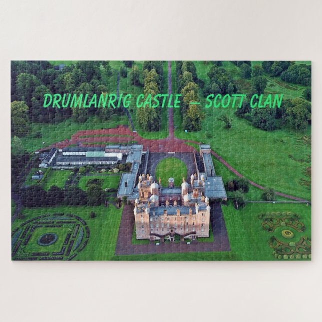 Puzzle Paysage Le château de Drumlanrig de Scott Clan (Horizontal)