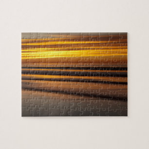 Puzzle Paysage marin abstrait au coucher du soleil, CA