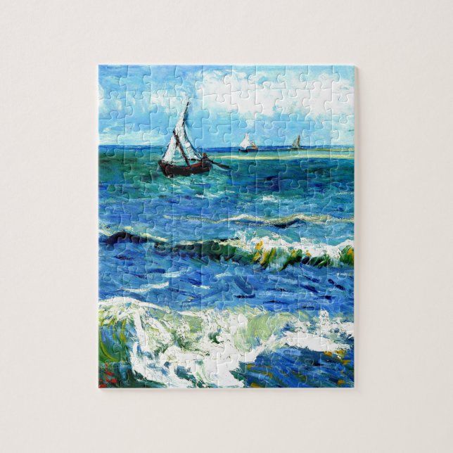 Puzzle Paysage marin chez Saintes-Maries, Vincent van (Vertical)